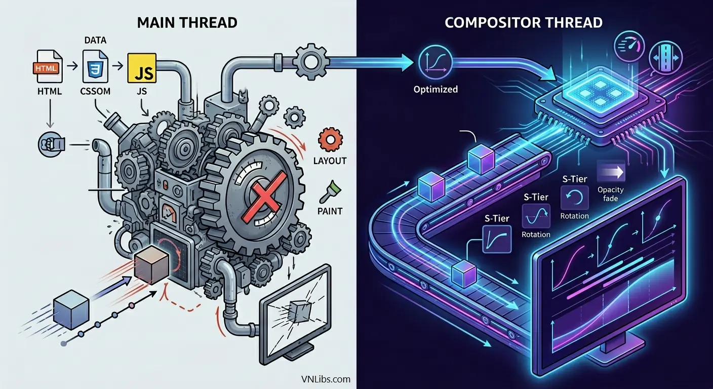CSS animation: main vs. compositor thread