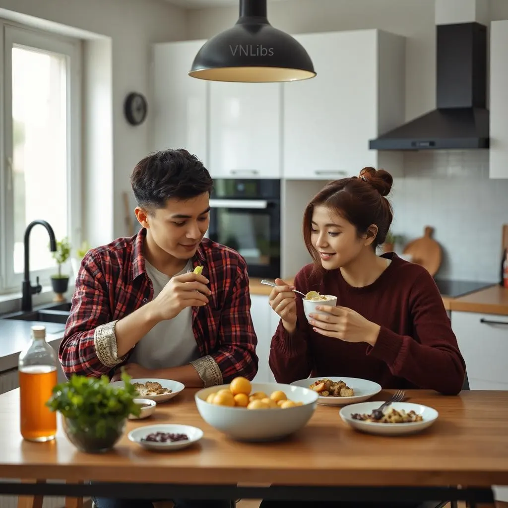 Bữa cơm gia đình Việt Nam trong bối cảnh giao thoa văn hóa toàn cầu đương đại